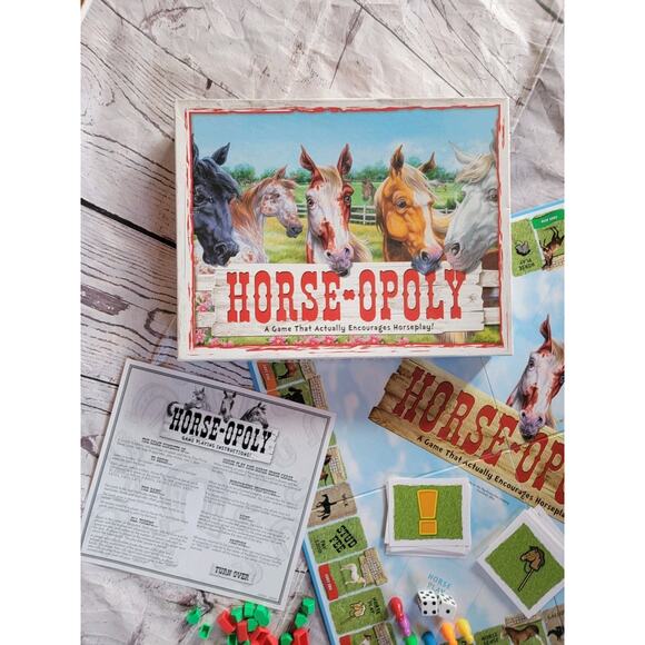 Horse-Opoly Game Monopoly Complete - Picture 2 of 6